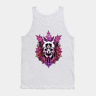 Cyberpunk Flowers Tank Top